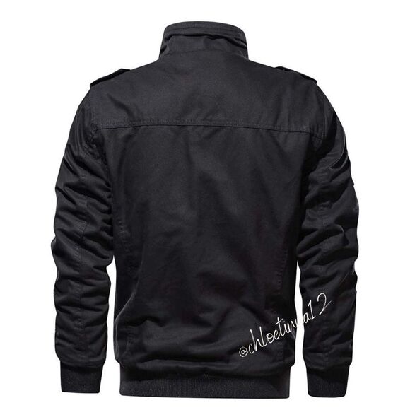 New Cotton Army Military Jacket Windbreaker Coat - Picture 9 of 13